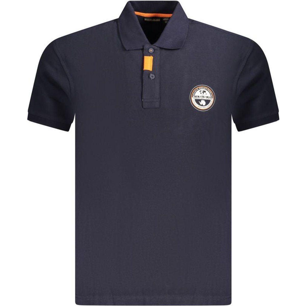 Herren Kurzarm Poloshirt in Marineblau