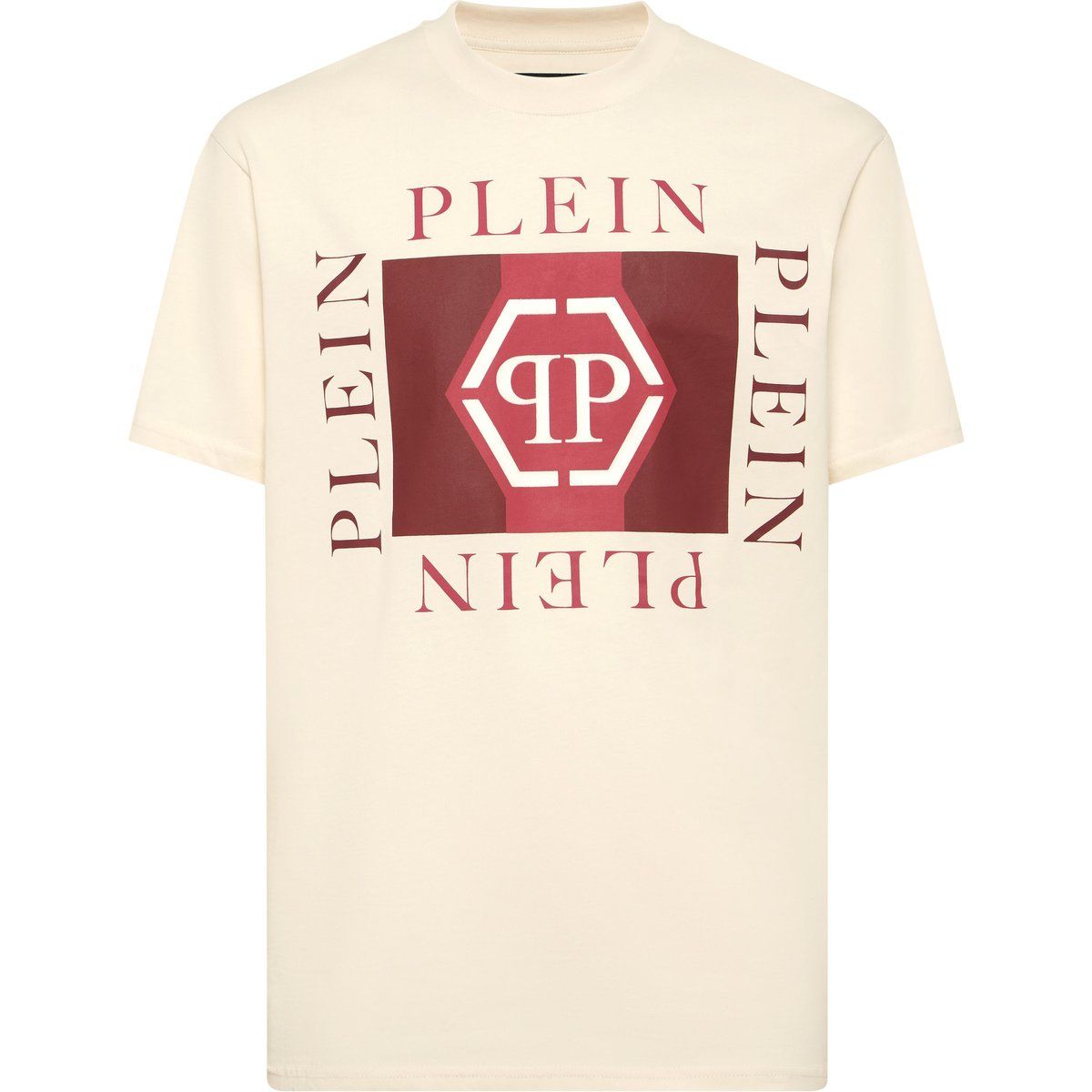 Baumwoll-T-Shirt mit Grafik-Logo-Print
