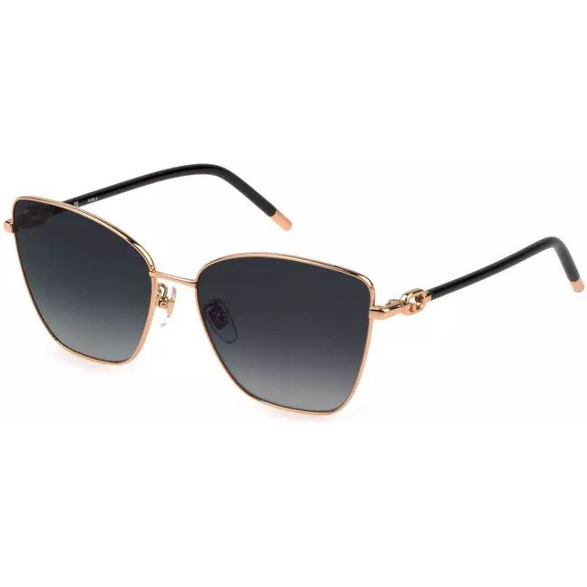 Katzenaugen-Sonnenbrille mit Farbverlaufsgläsern