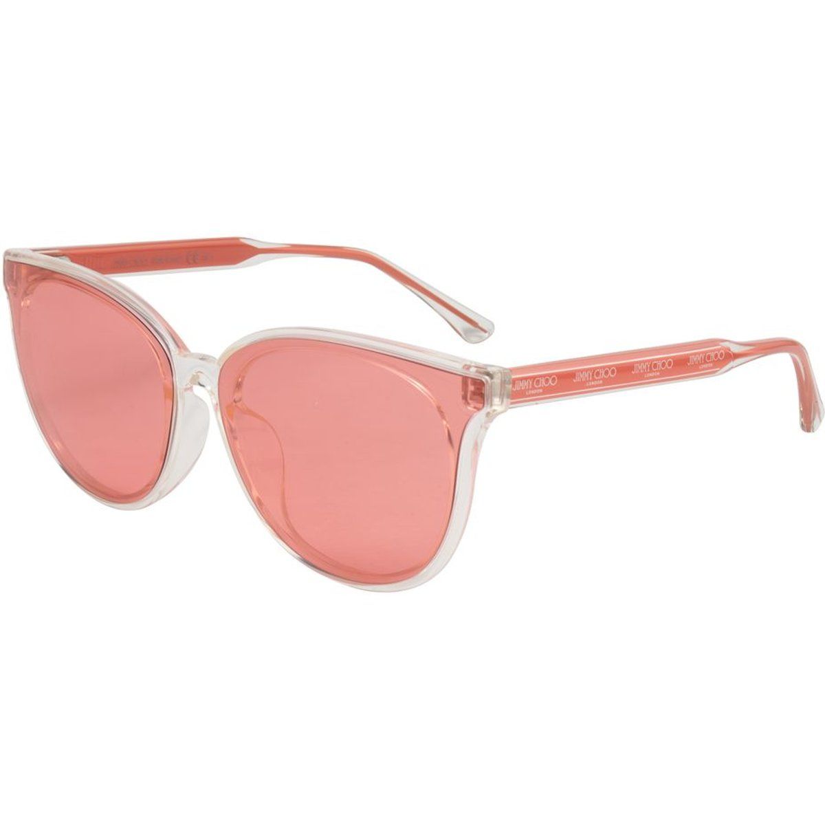 Katzenaugen-Sonnenbrille in Pink