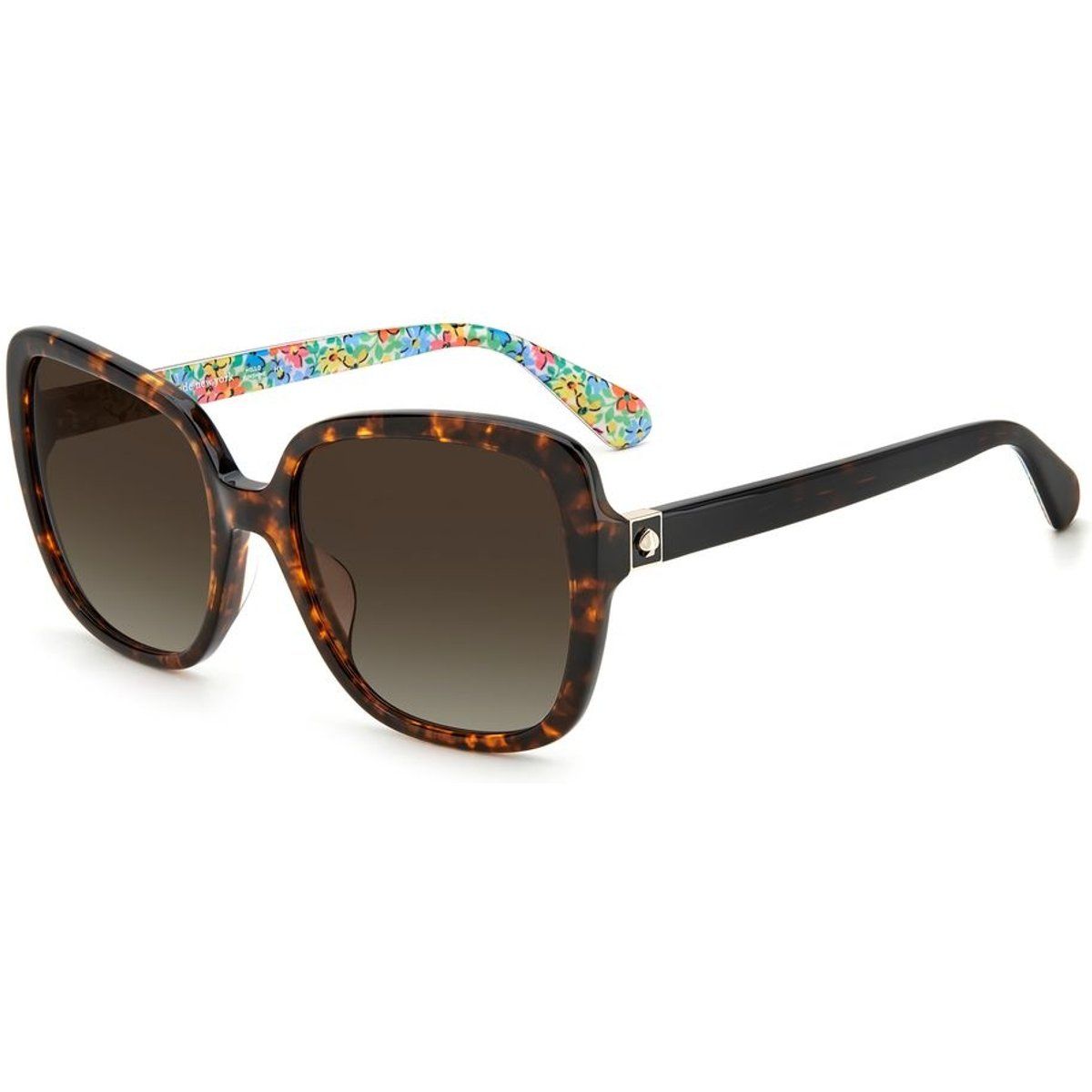 Schicke Schildpatt-Sonnenbrille im Quadrat