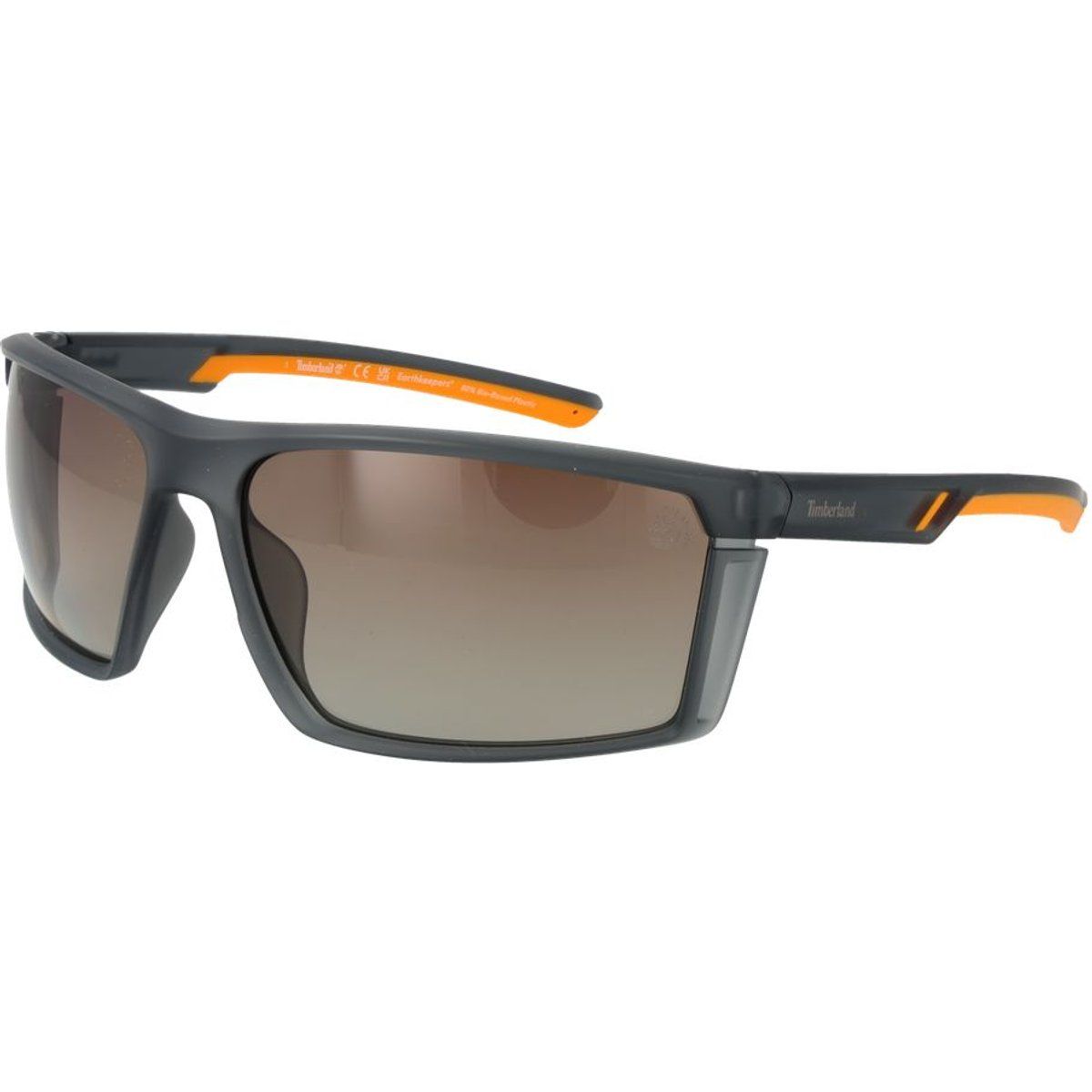 Sportliche Rechteckige Sonnenbrille mit Farbakzenten