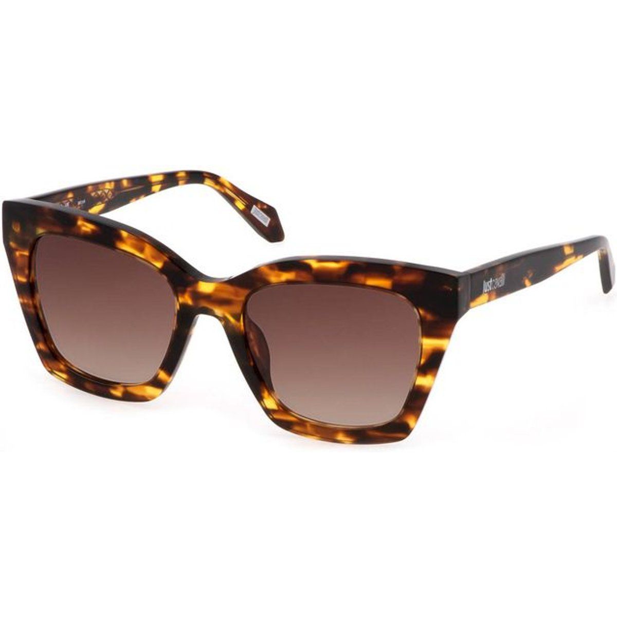 Quadratische Sonnenbrille mit Schildpattmuster