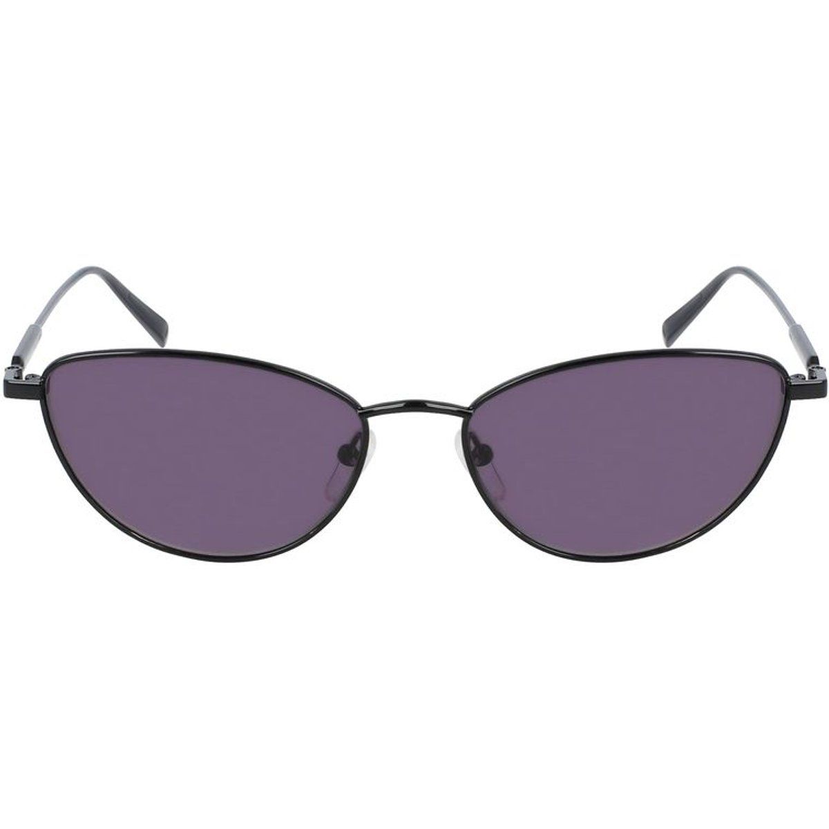 Katzenaugen-Sonnenbrille mit Metallrahmen