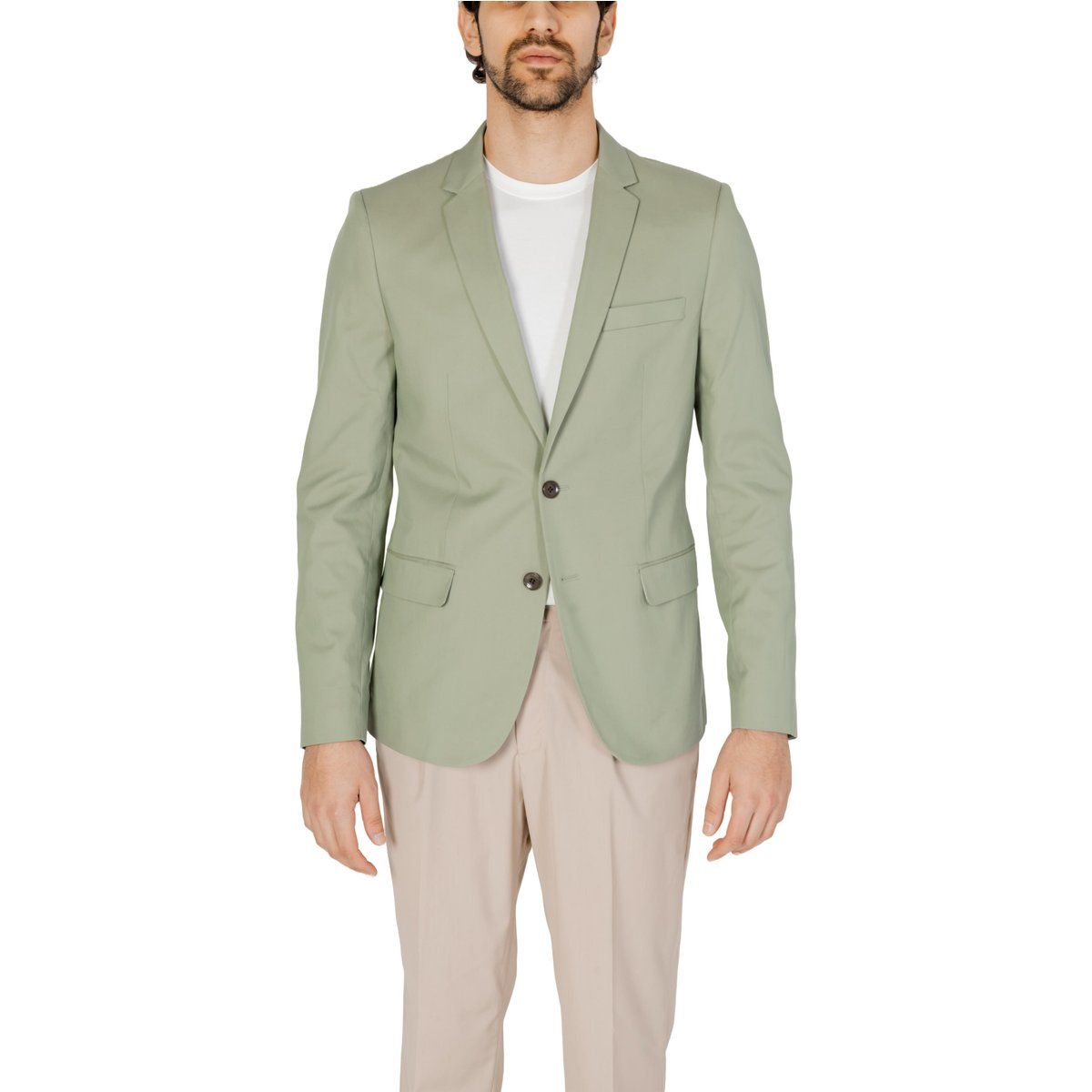 Lässiger Blazer mit Zwei-Knopf-Verschluss