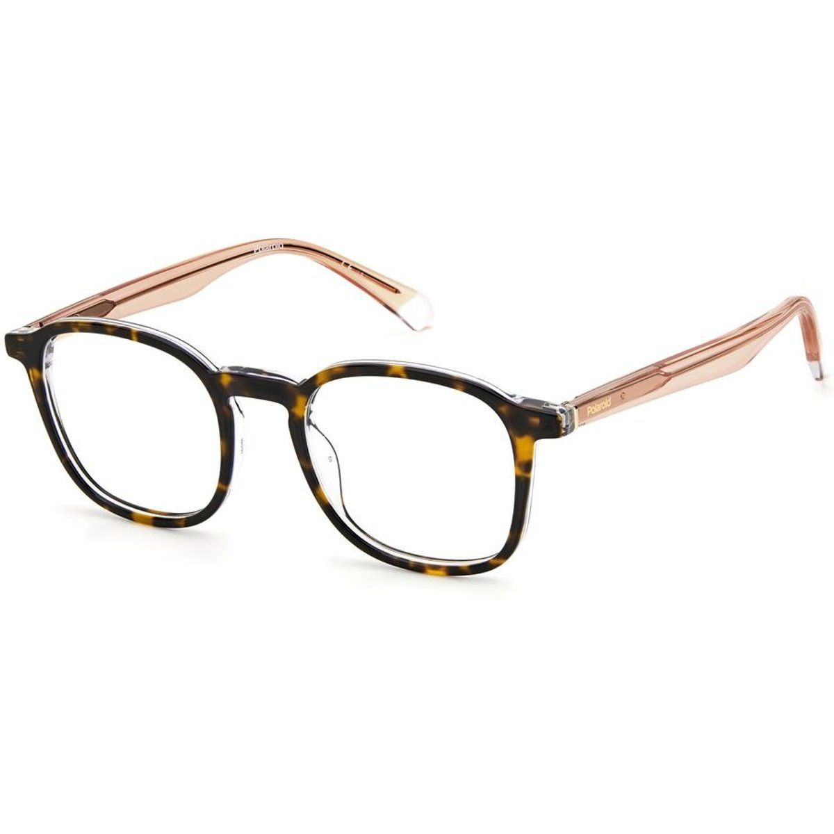 Eckige Brille Schildpatt-Rahmen