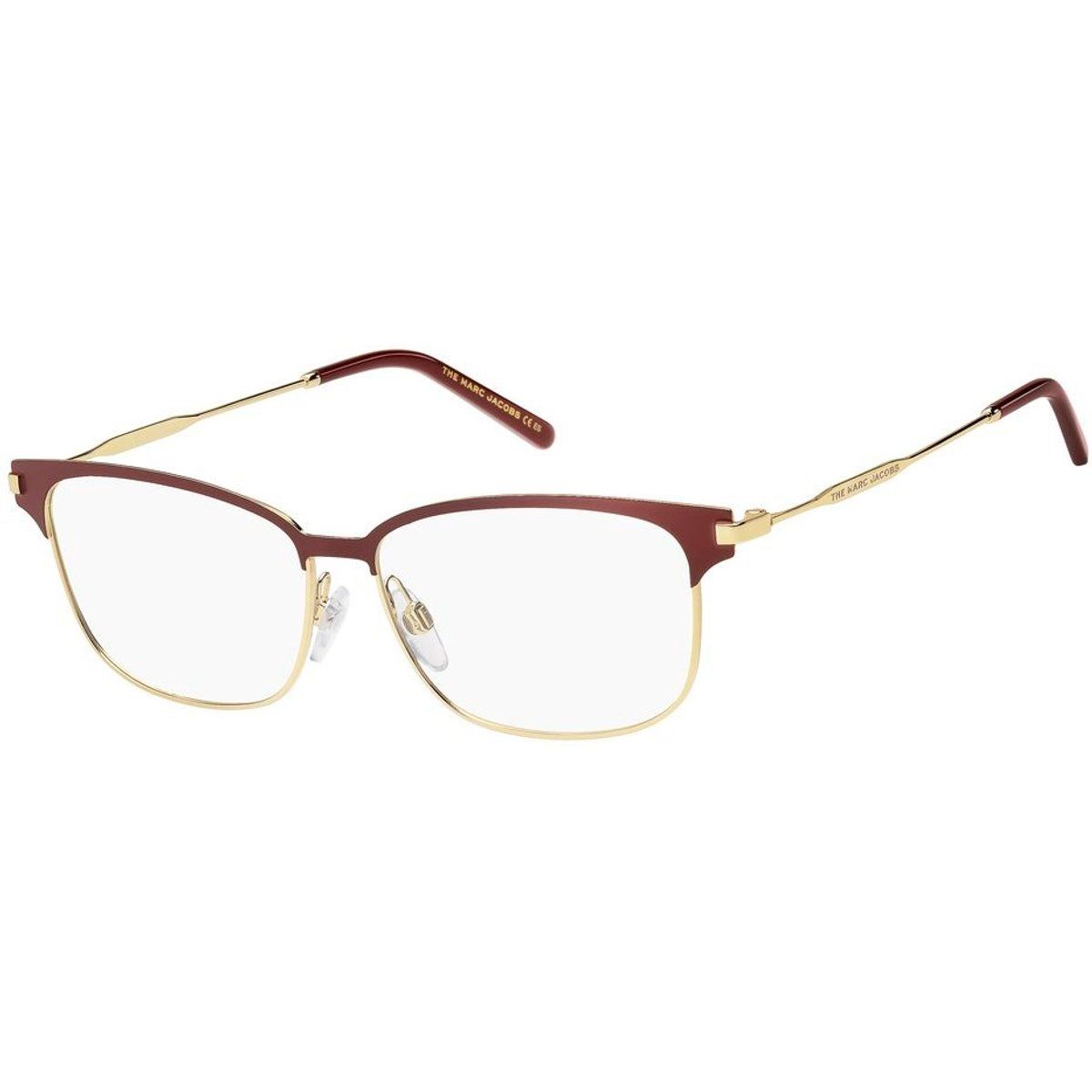 Mjmarc535lhfac Burgunder Gold Brille