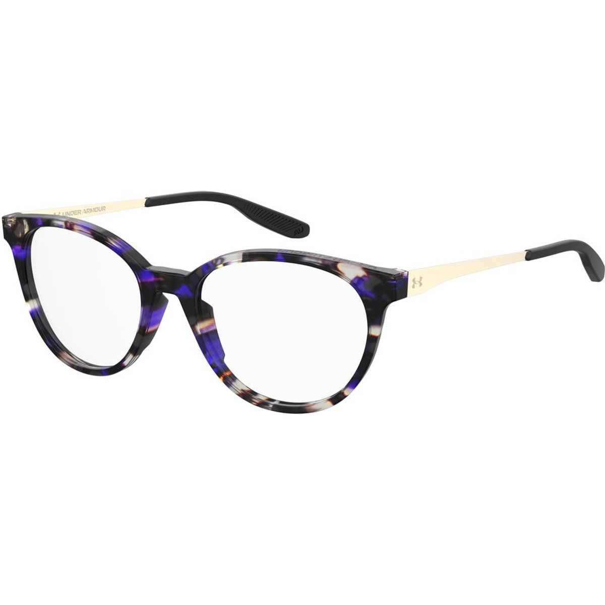 Brille Runde Gemusterte Fassung