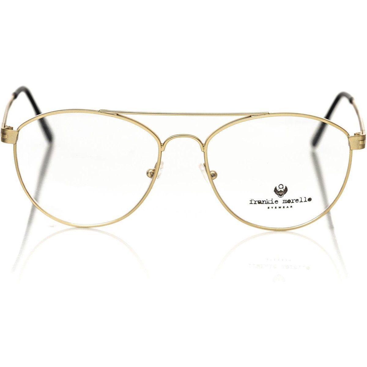 Ovale Metallrahmen-Brille