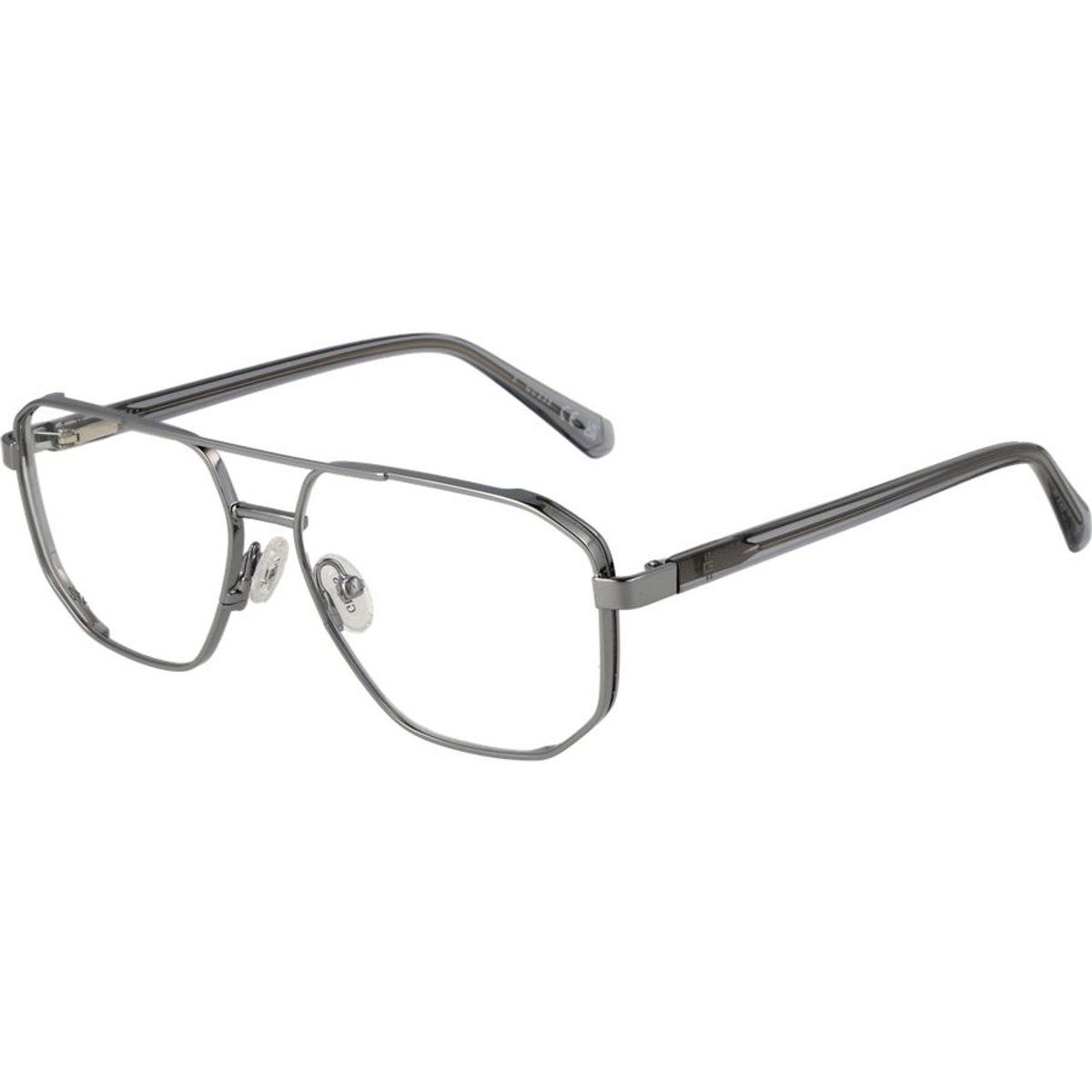 Metallbrille im Fliegerstil