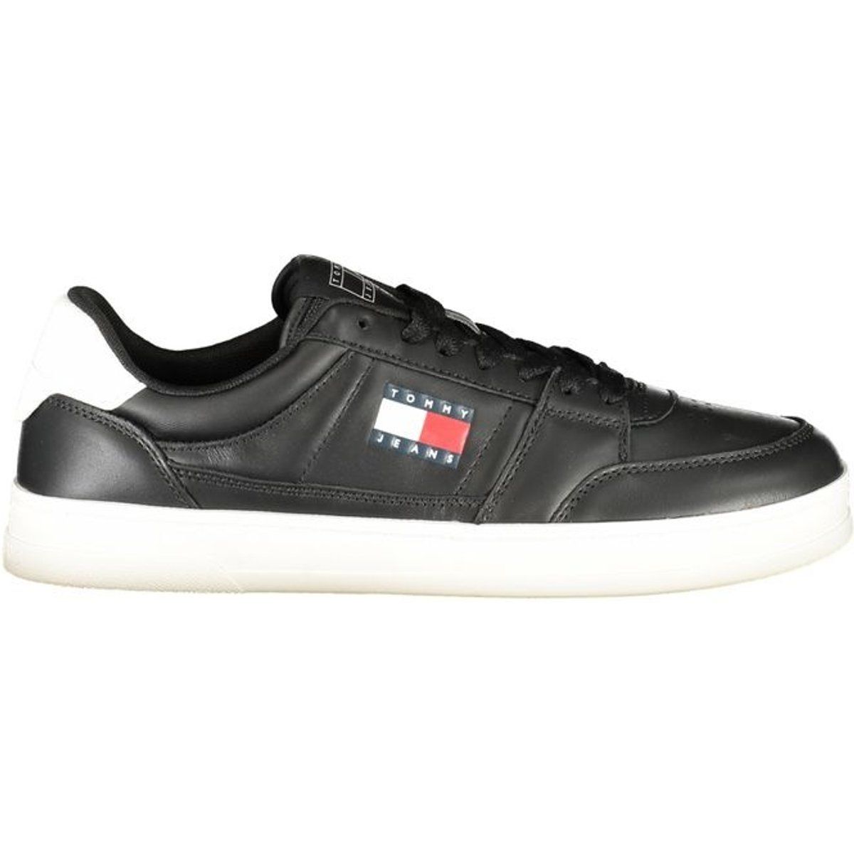 Lässige Court-Sneakers in Lederoptik