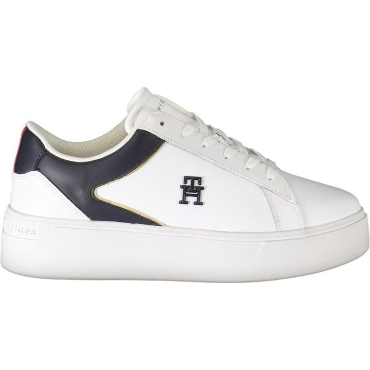 Moderne Plateau-Leder-Sneakers