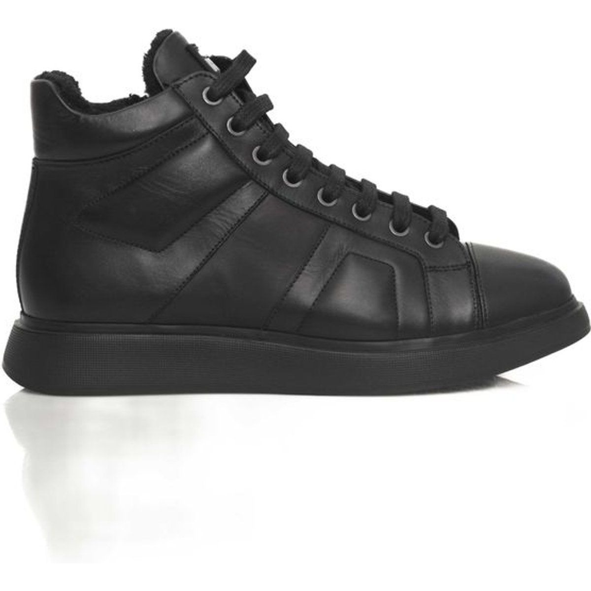 Herren Leder High-Top-Sneakers