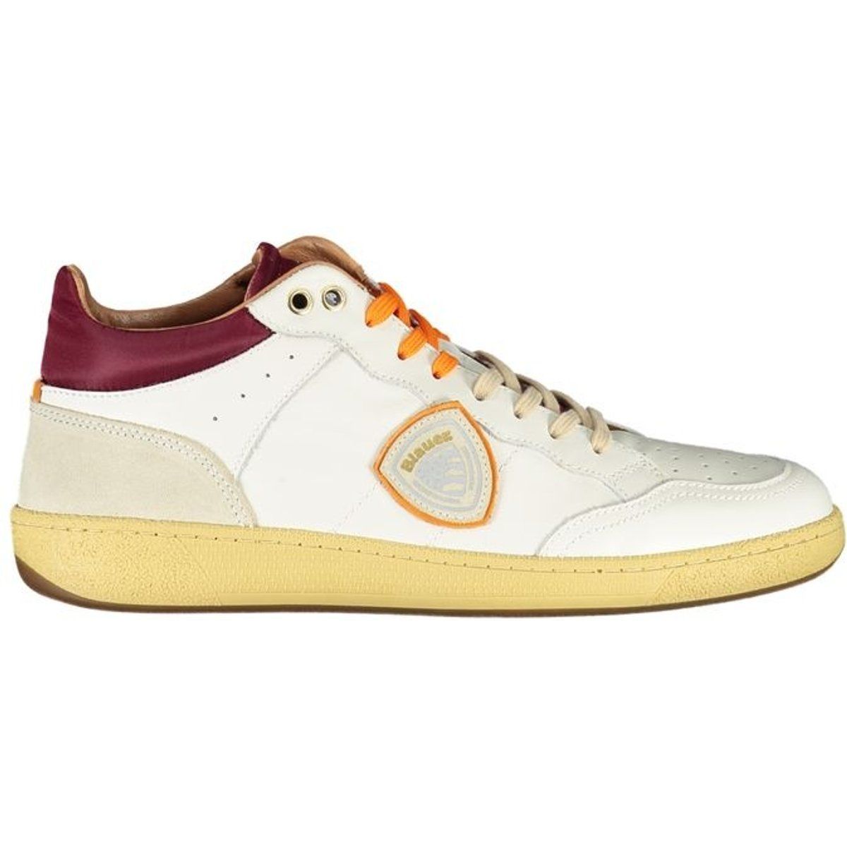 Leder-Freizeit-Sneakers mit niedrigem Schaft