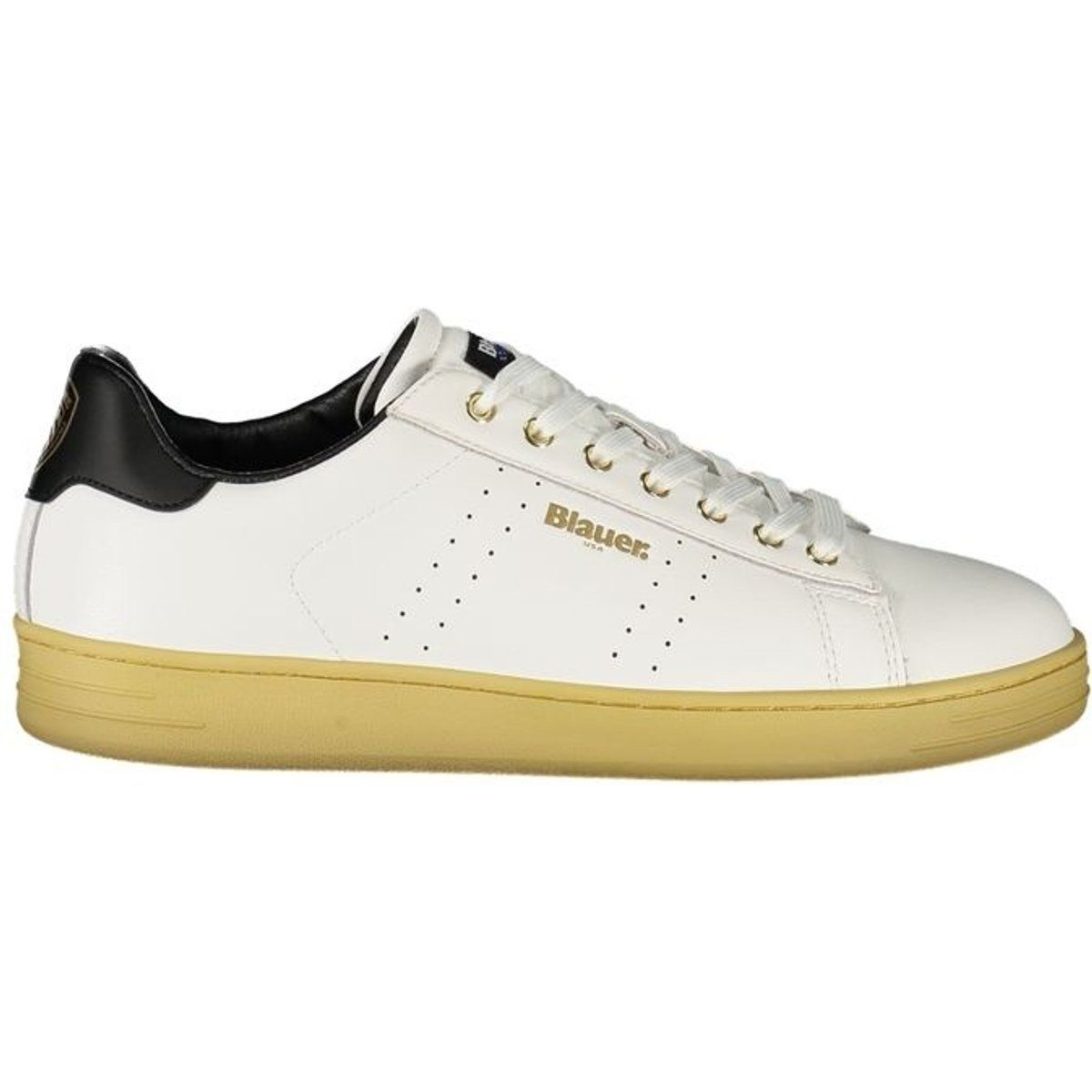 Leder-Sneaker mit niedrigem Schaft