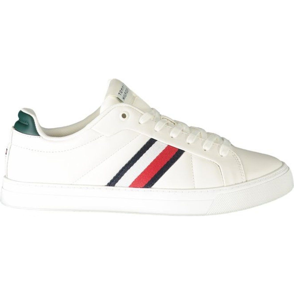 Leder Court Sneakers mit Streifendetail