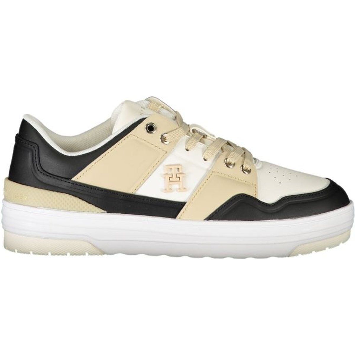 Farbblockierte Court Low-Top Sneaker