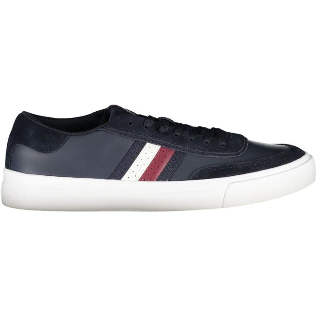 Klassischer Court Schuh mit Streifendetail