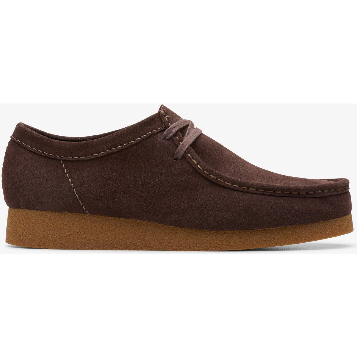 Dunkelbraune Wildleder Wallabee Loafer