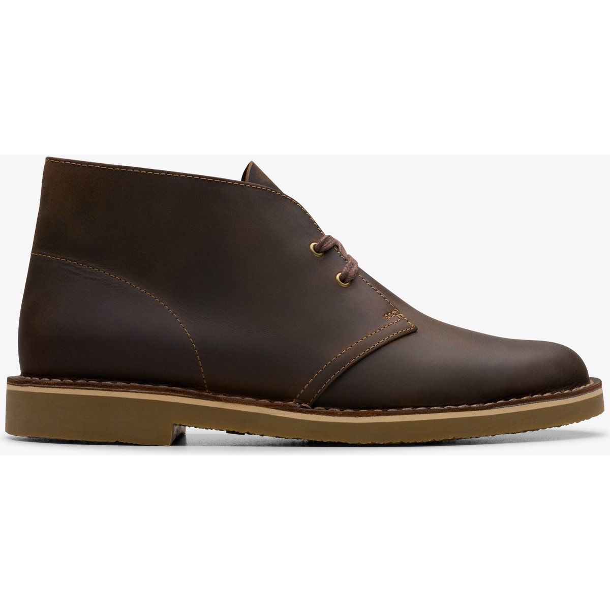 Braune Desert-Stiefelette aus Leder