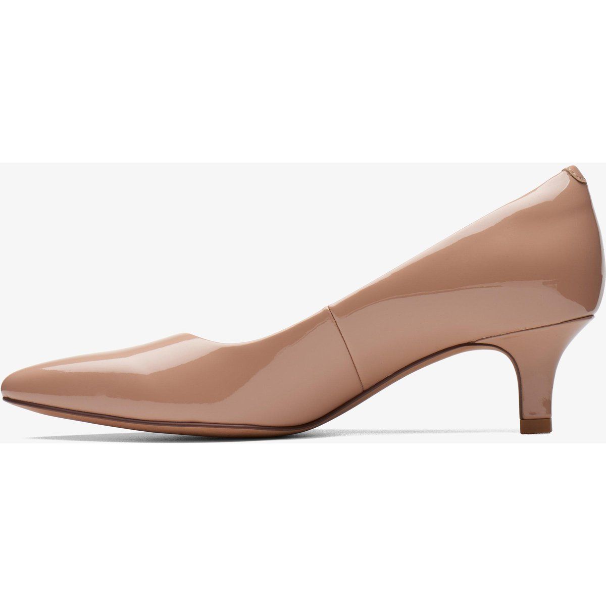 Lackleder Pumps mit Kitten Heel
