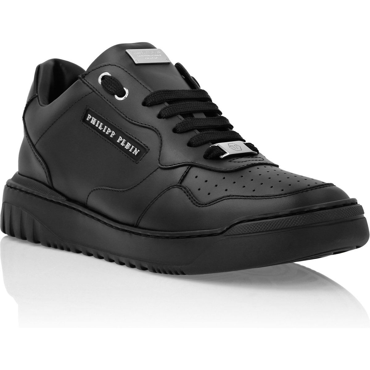 Matte Leder Low-Top Mode Sneaker