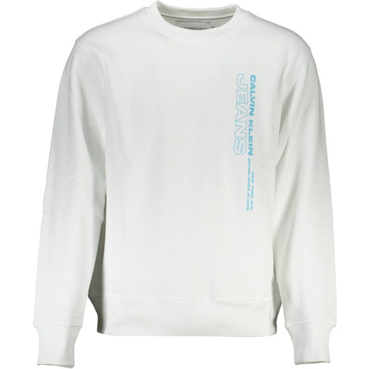 Klassisches Baumwoll-Sweatshirt mit Rundhalsausschnitt