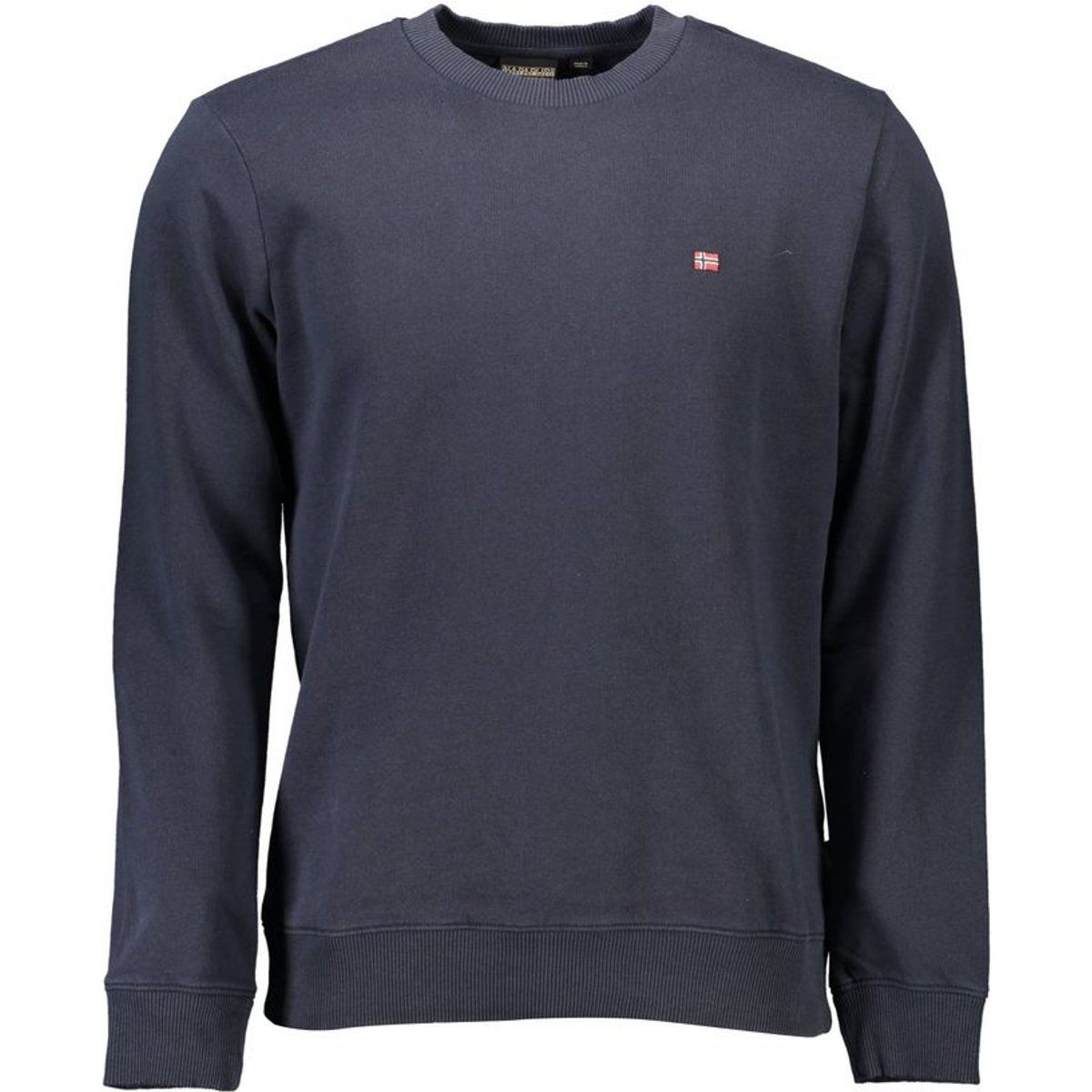 Klassisches Baumwoll-Sweatshirt mit Rundhalsausschnitt