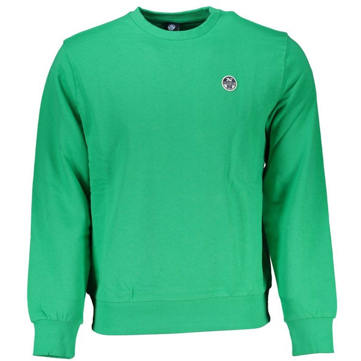 Klassisches Baumwoll-Sweatshirt mit Rundhalsausschnitt
