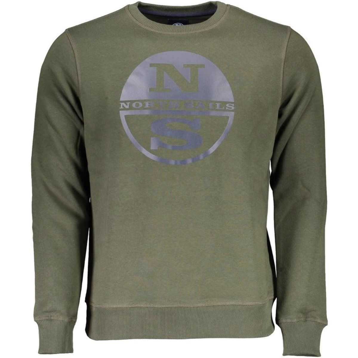 Baumwoll-Sweatshirt mit Rundhalsausschnitt