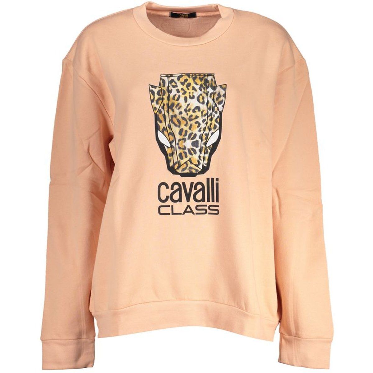Sweatshirt mit Leopardenmuster und Rundhalsausschnitt
