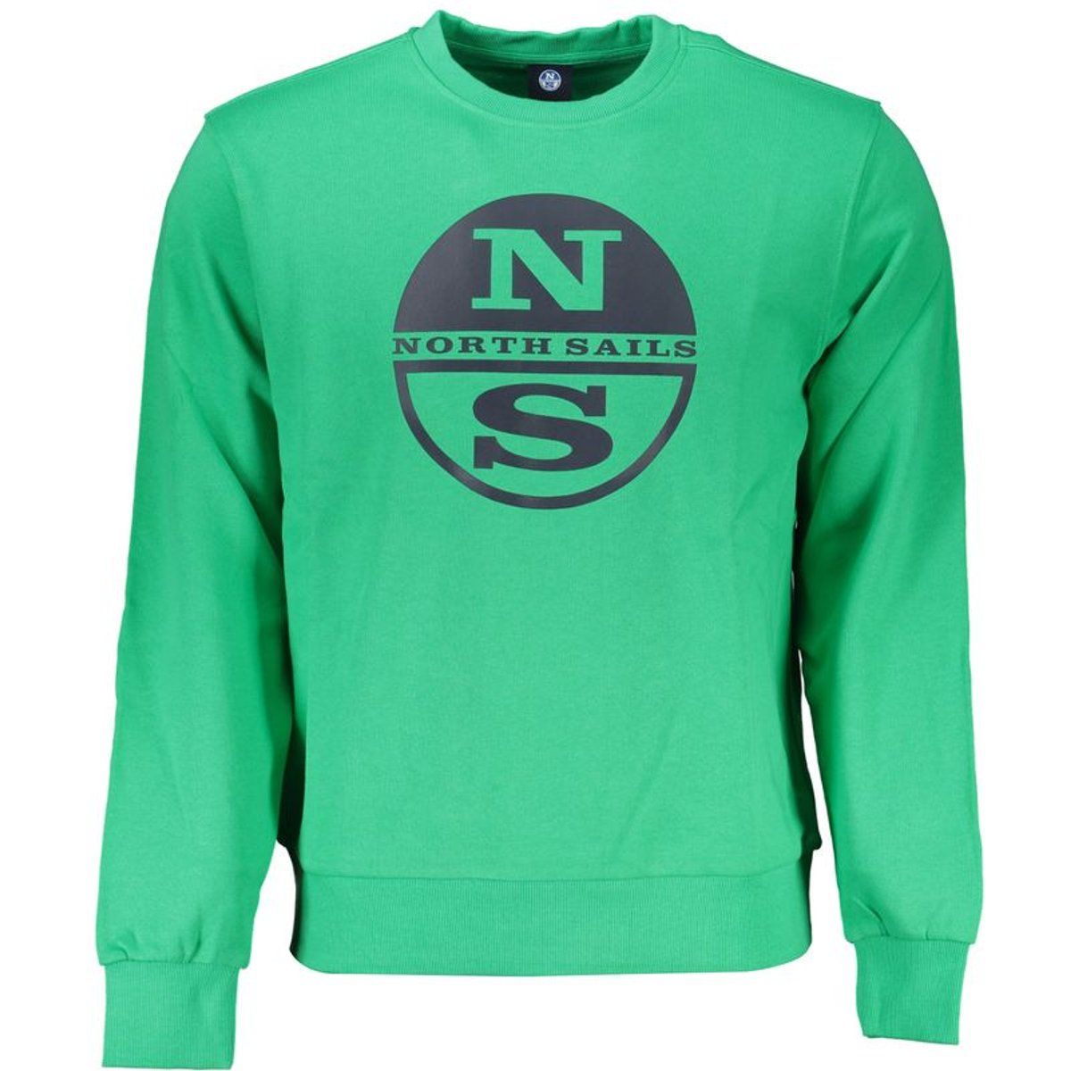 Klassisches Baumwoll-Sweatshirt mit Rundhalsausschnitt