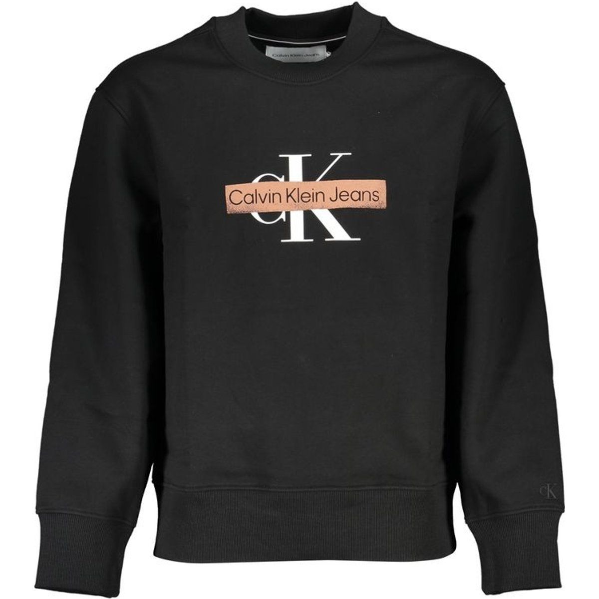 Baumwoll-Sweatshirt mit Monogramm-Logo