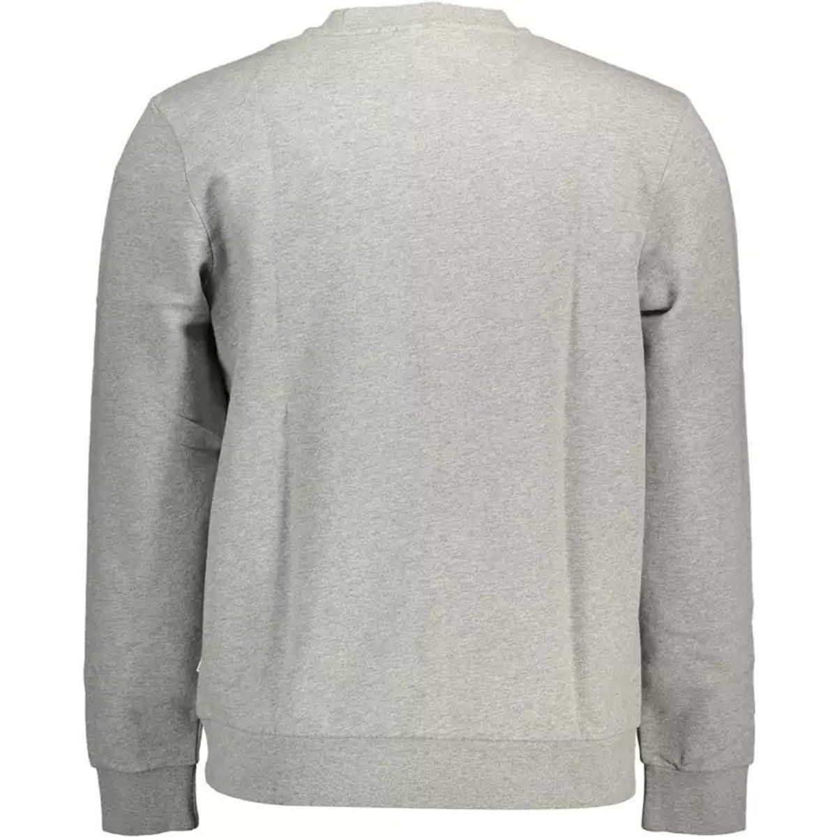 Baumwollmischung Sweatshirt mit Rundhalsausschnitt