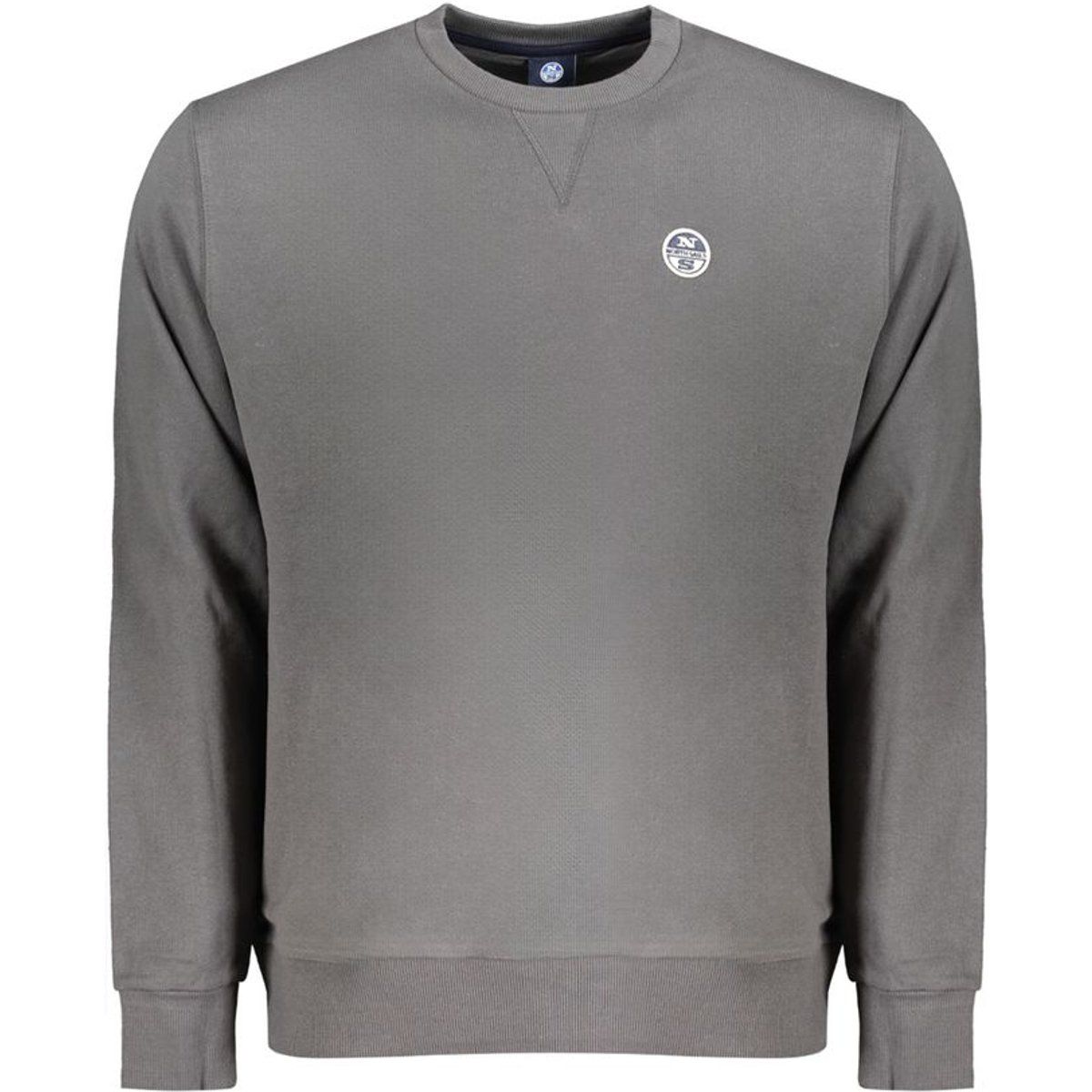Klassisches Baumwoll-Sweatshirt mit Rundhalsausschnitt