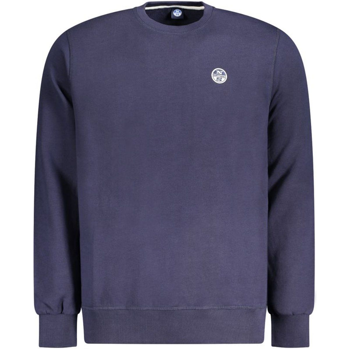 Klassisches Baumwoll-Sweatshirt mit Rundhalsausschnitt