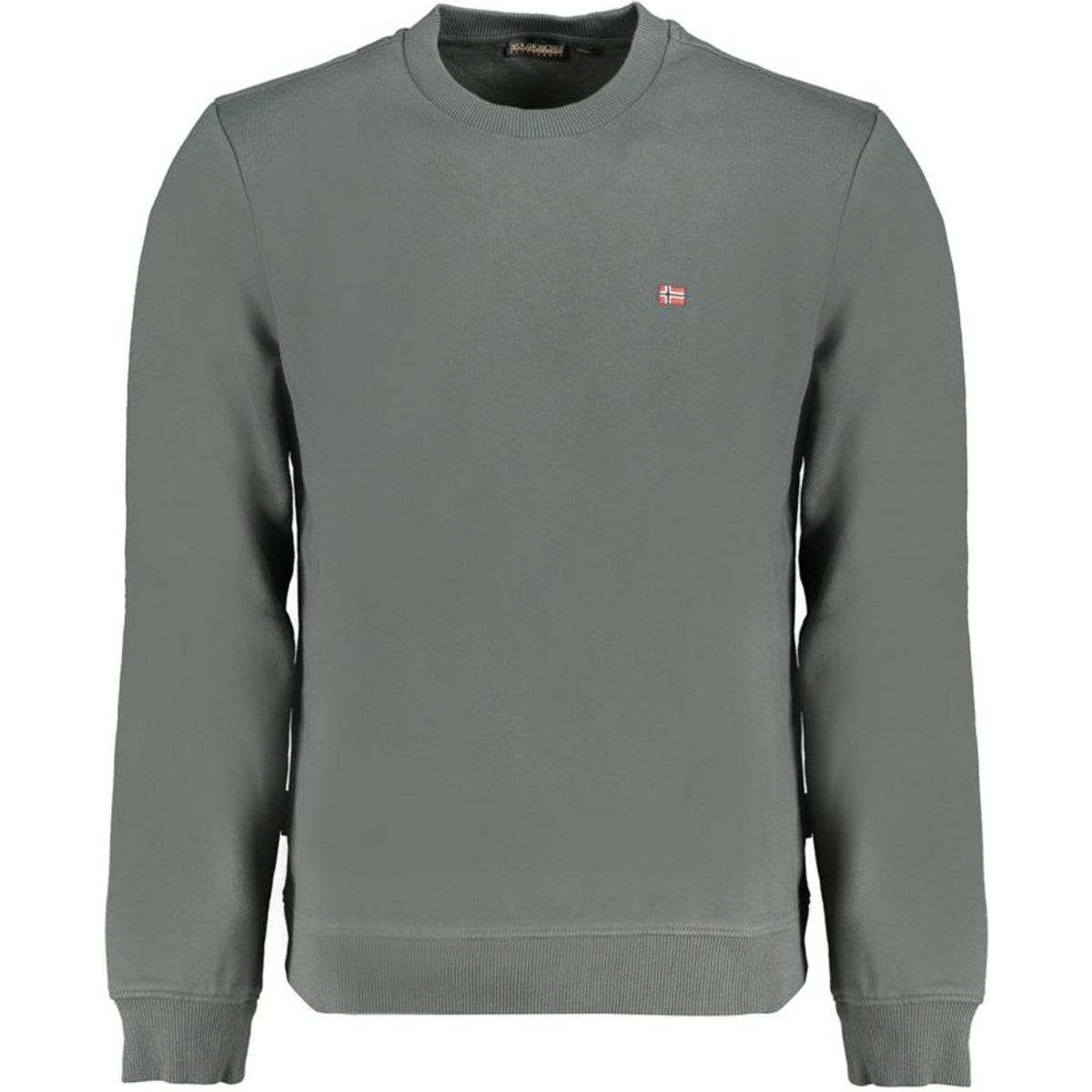 Minimalistisches Baumwoll-Sweatshirt mit Rundhalsausschnitt