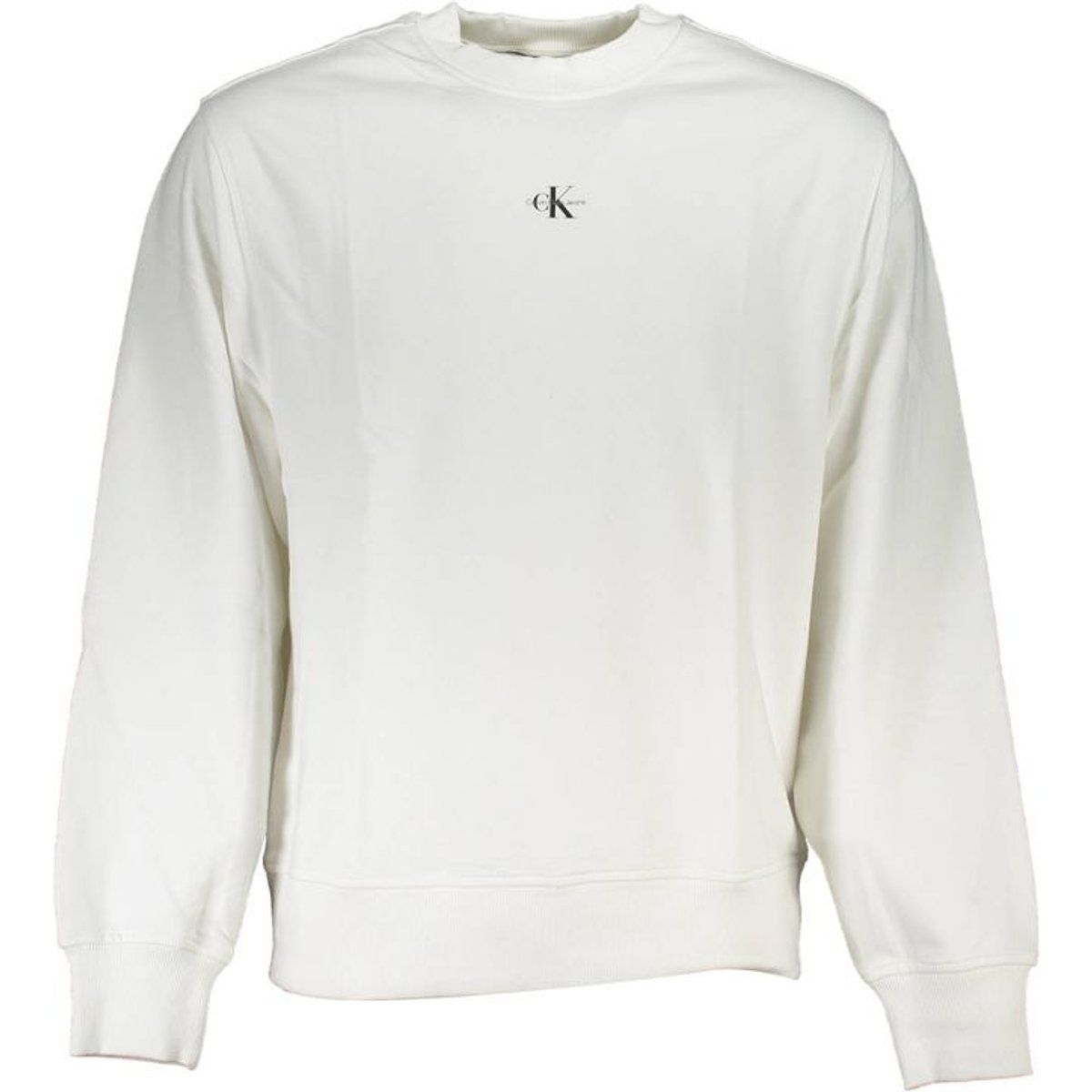 Minimalistisches Baumwoll-Sweatshirt mit Rundhalsausschnitt