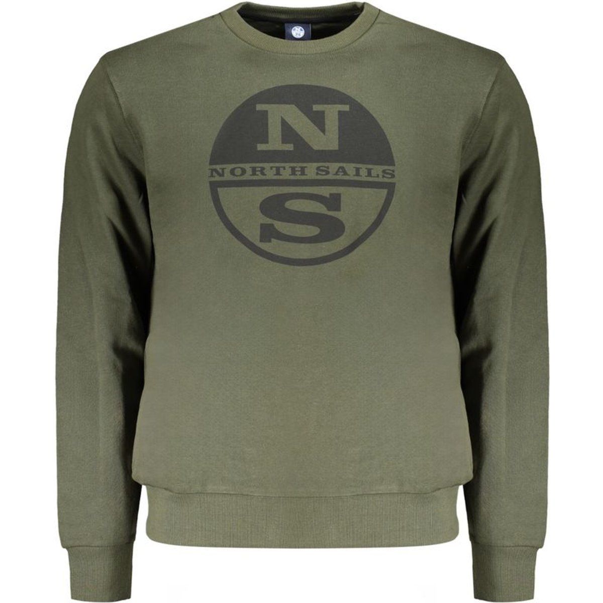 Klassisches Baumwoll-Sweatshirt mit Rundhalsausschnitt
