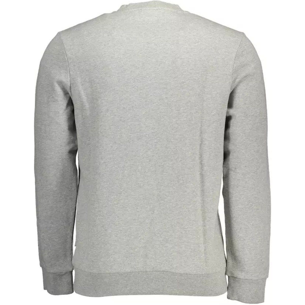 Klassisches Baumwoll-Sweatshirt mit Rundhalsausschnitt