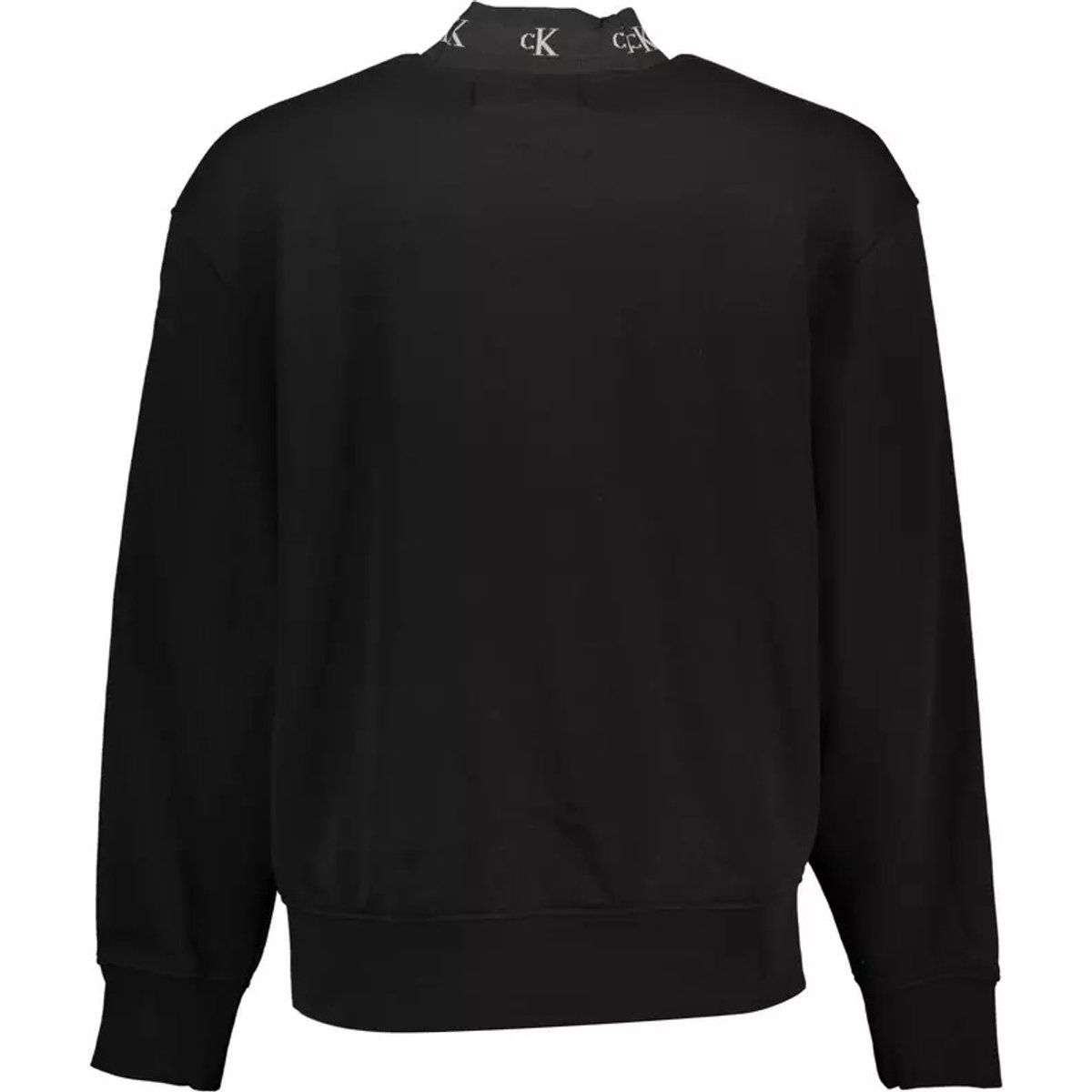 Sweatshirt mit Stehkragen und Monogramm