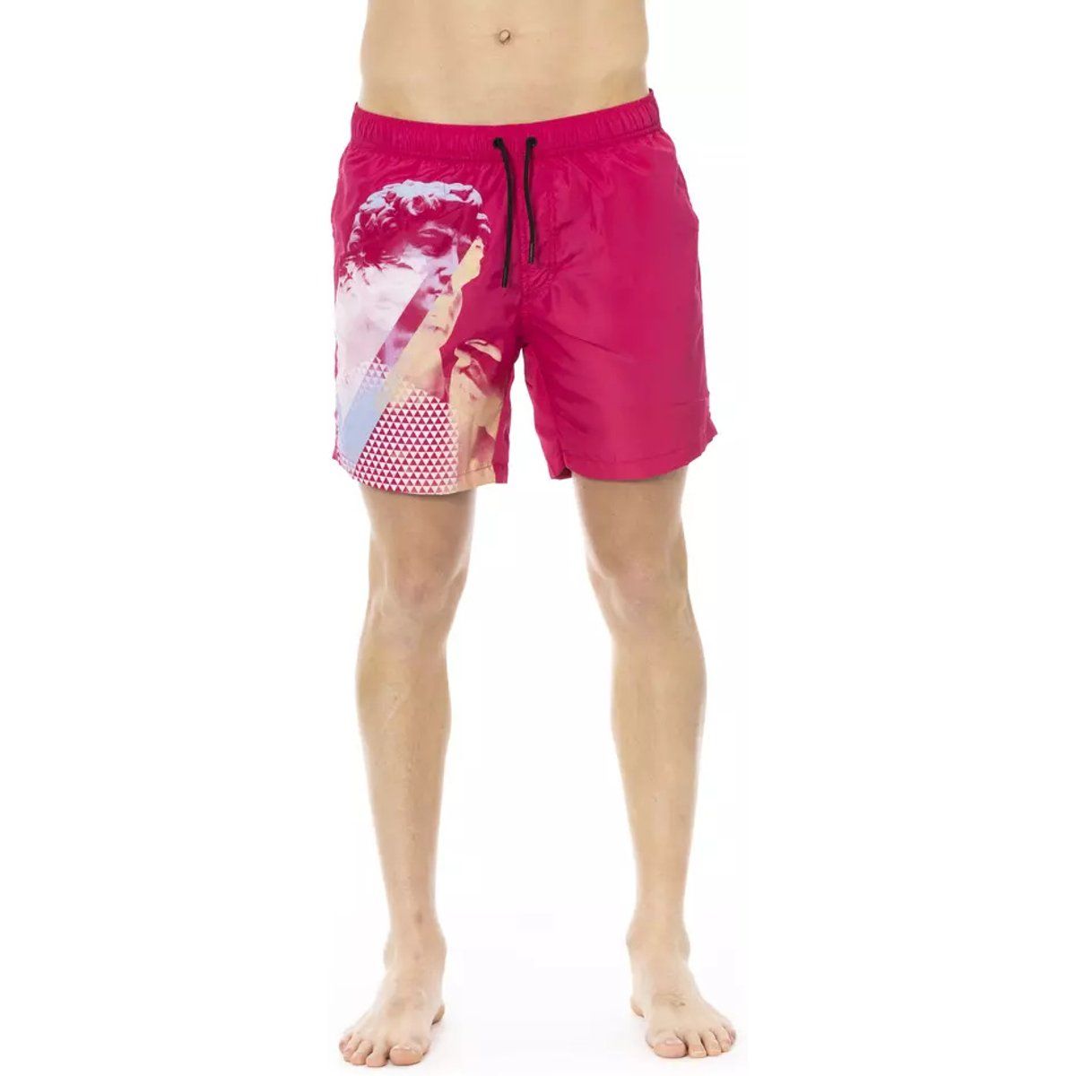 Badehose mit klassischem Grafikprint