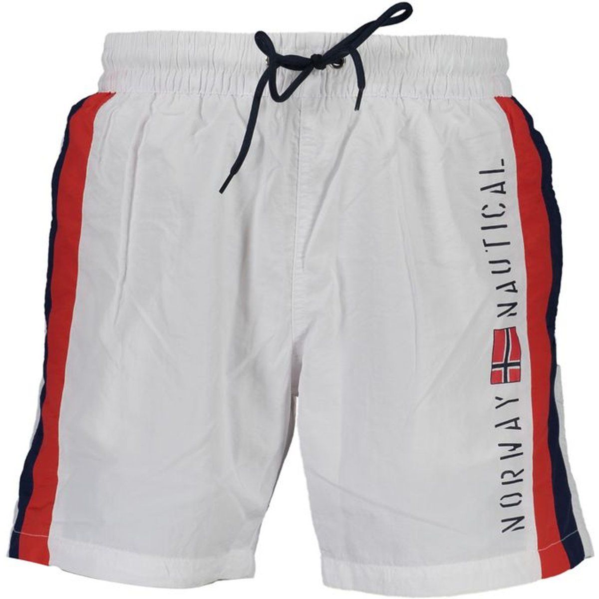 Badehose mit maritimen Streifen