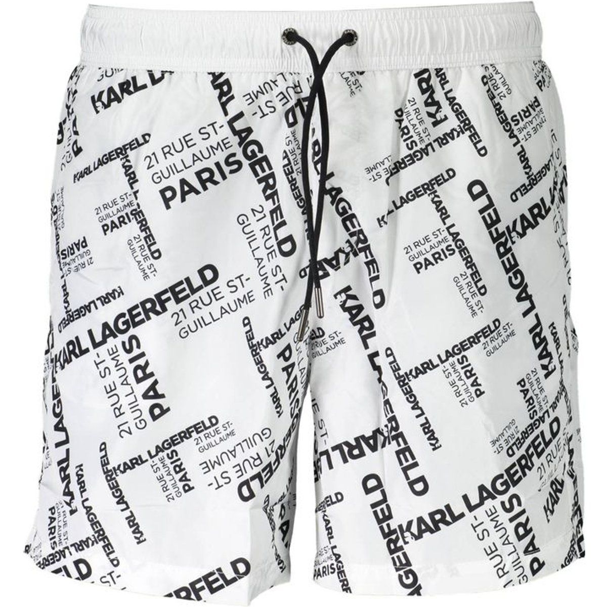 Logo-Print Badeshorts