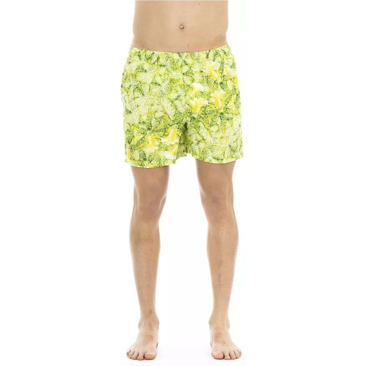Badeshorts mit tropischem Print