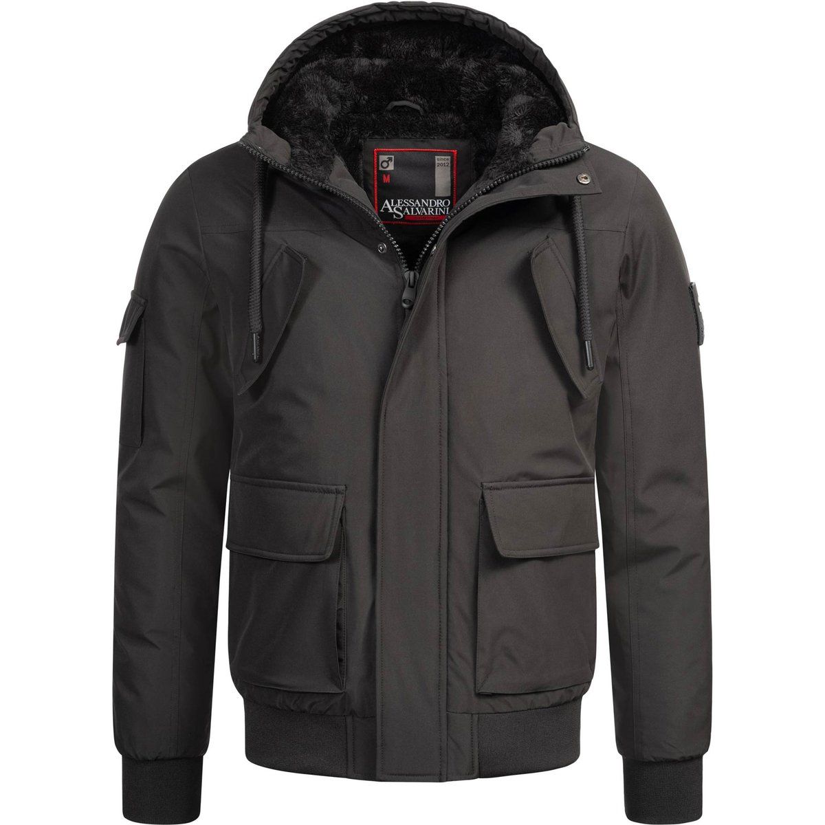 Klassischer Herren Winterparka mit Kapuze