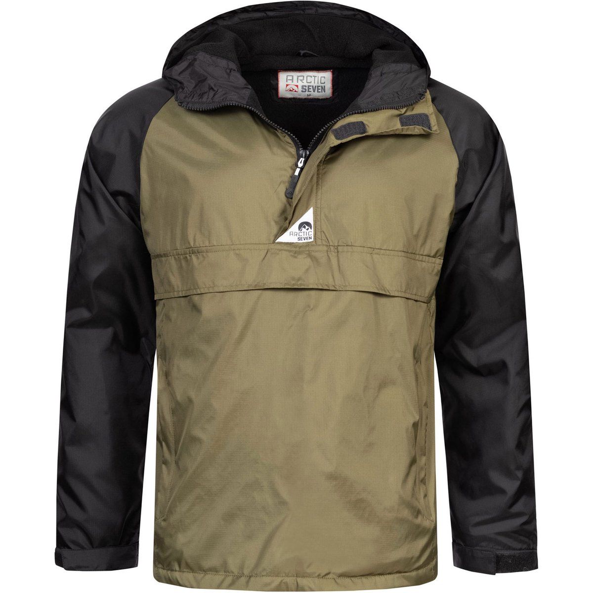 Herren Fleece-gefütterte Anorak Regenjacke