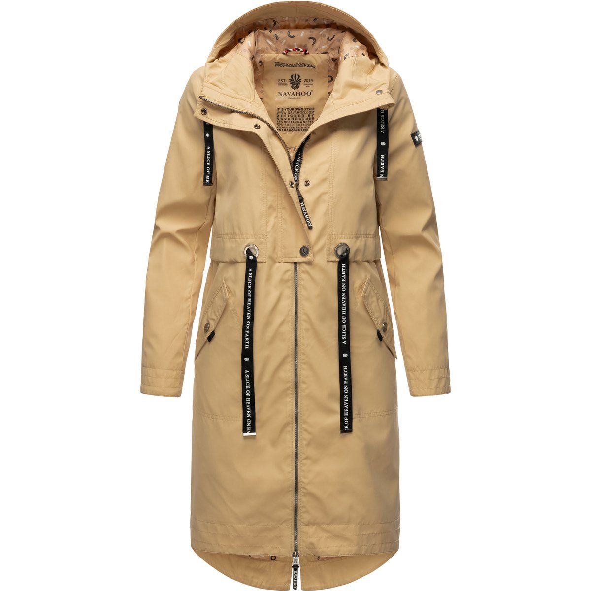 Leichter Übergangs-Parka mit Kapuze