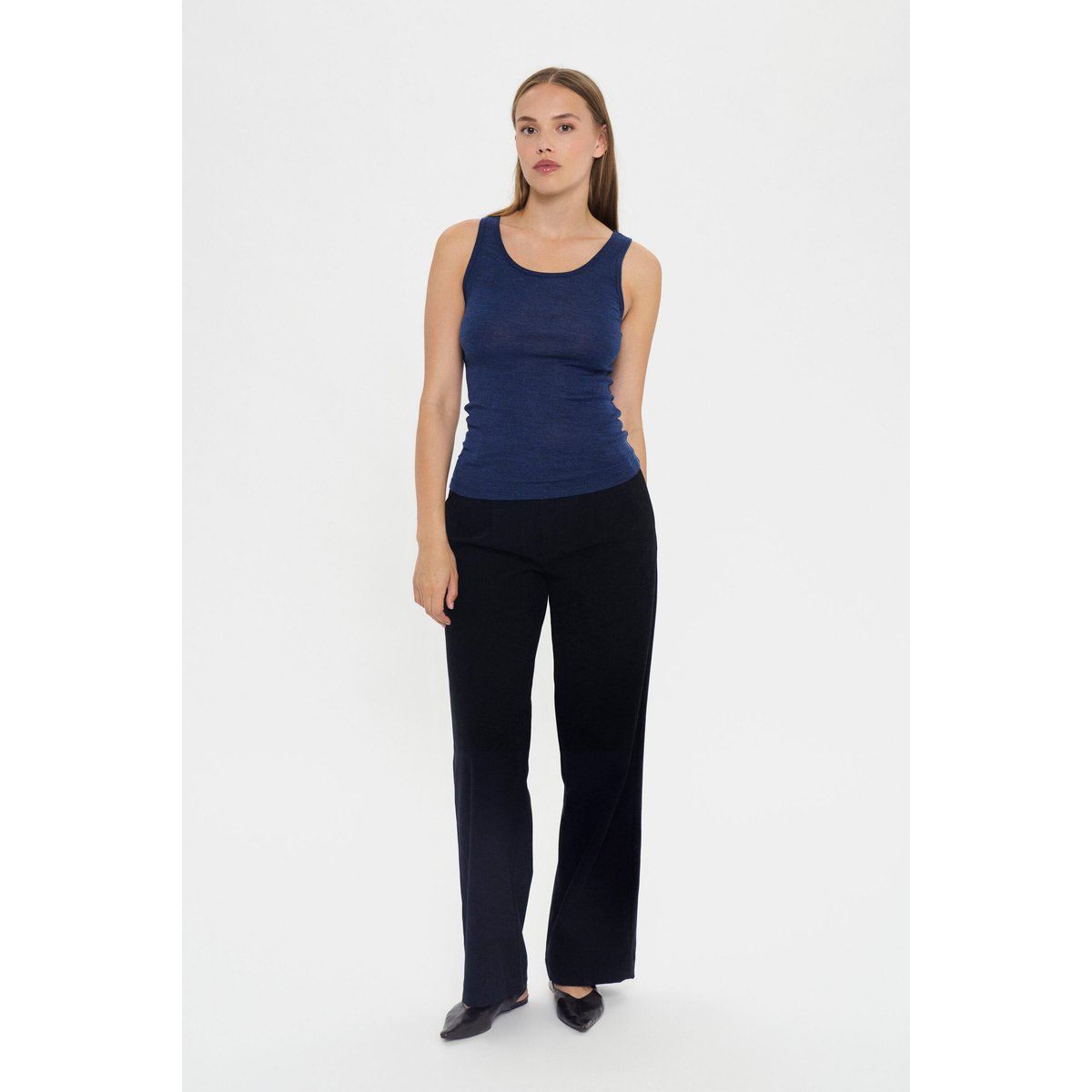 Ärmelloses, figurbetontes Jersey-Tanktop