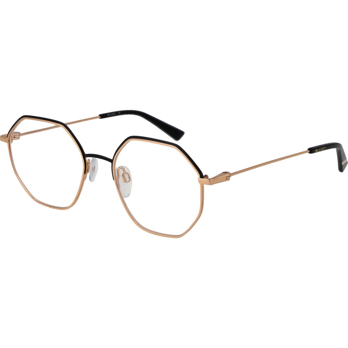 Geometrische Brille mit Metallrahmen